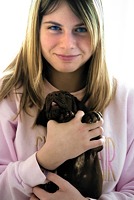 Tayler and pup